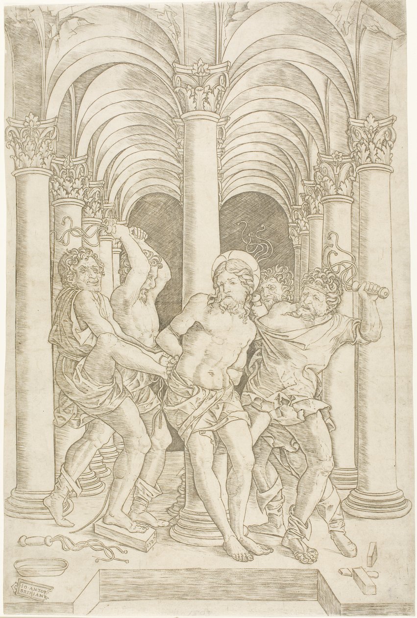 La flagellazione da Giovanni Antonio da Brescia