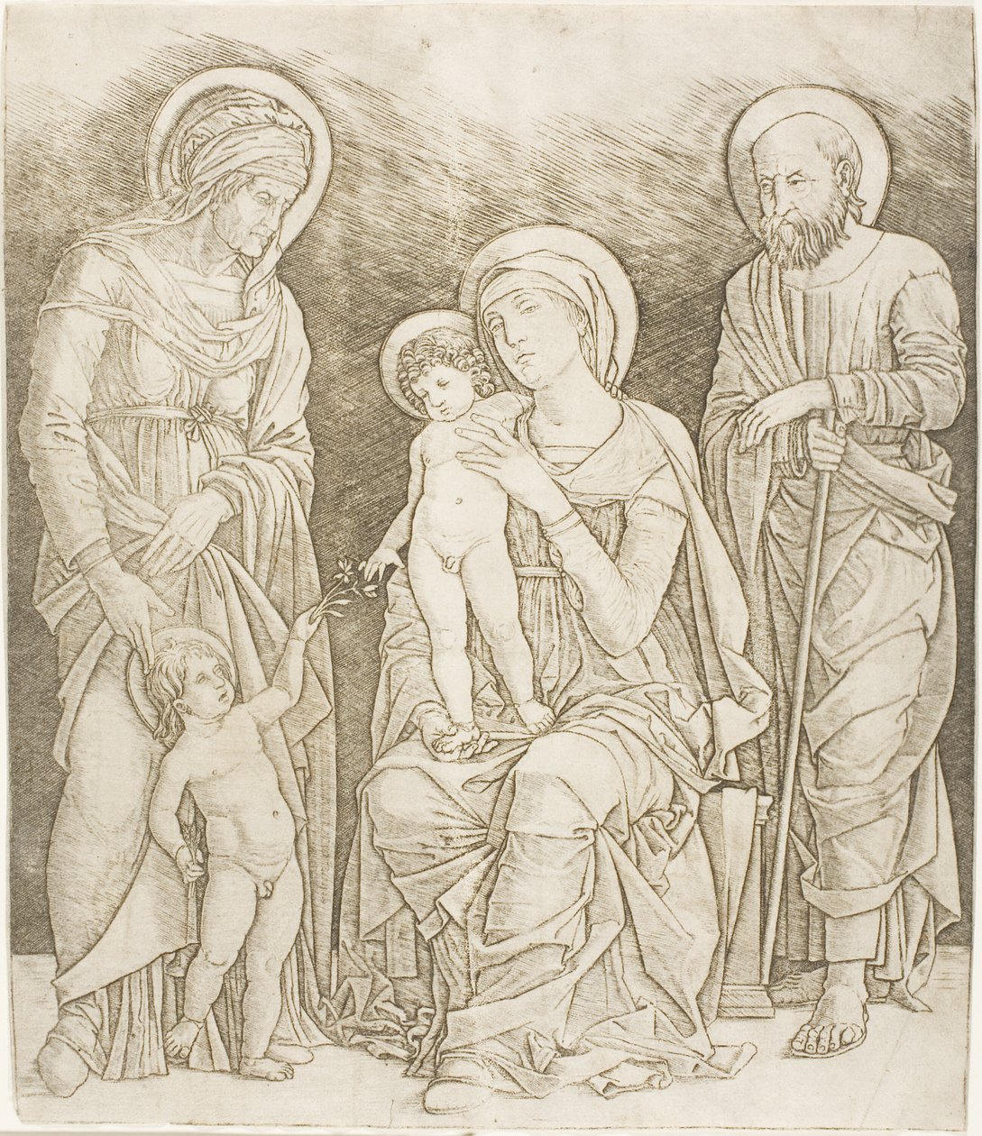La Sacra Famiglia con il Bambino San Giovanni da Giovanni Antonio da Brescia