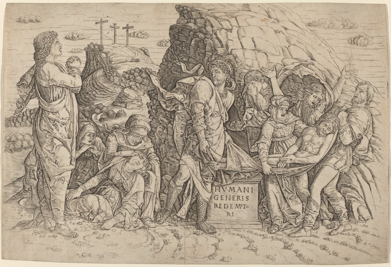 La sepoltura da Giovanni Antonio da Brescia, after Andrea Mantegna