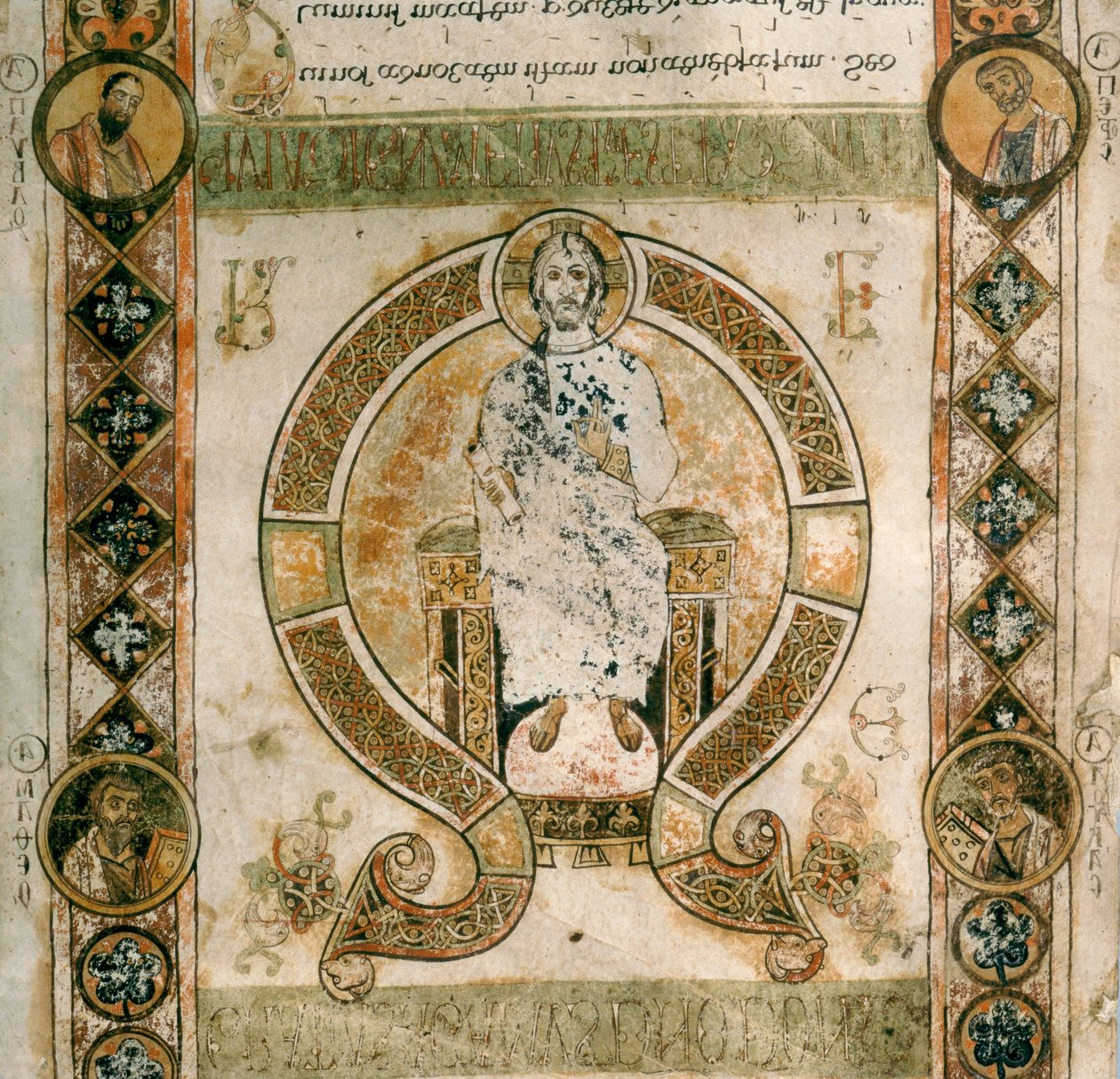 Cristo in Gloria. Exultet della Cattedrale di San Sabino a Bari da Phillipe de Marlier