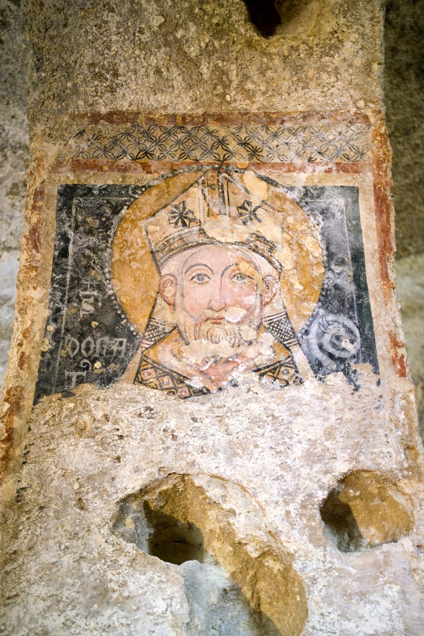 Affresco, chiesa rupestre, Convicinio di Sant
