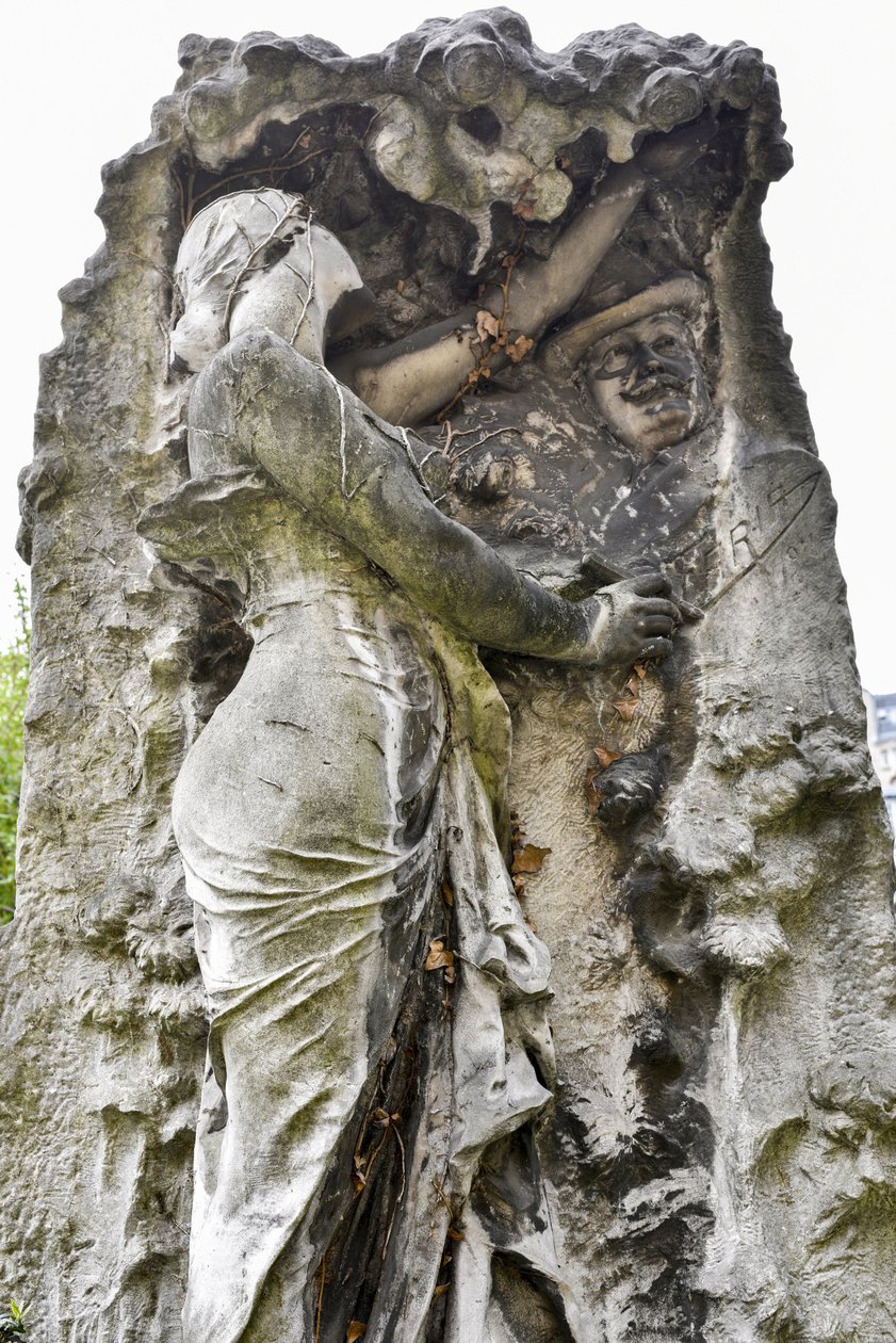 Cimitero di Saint Vincent/Rue Lucien Gaulard/Parigi XVIII/Île-de-France/Francia da Phillipe de Marlier