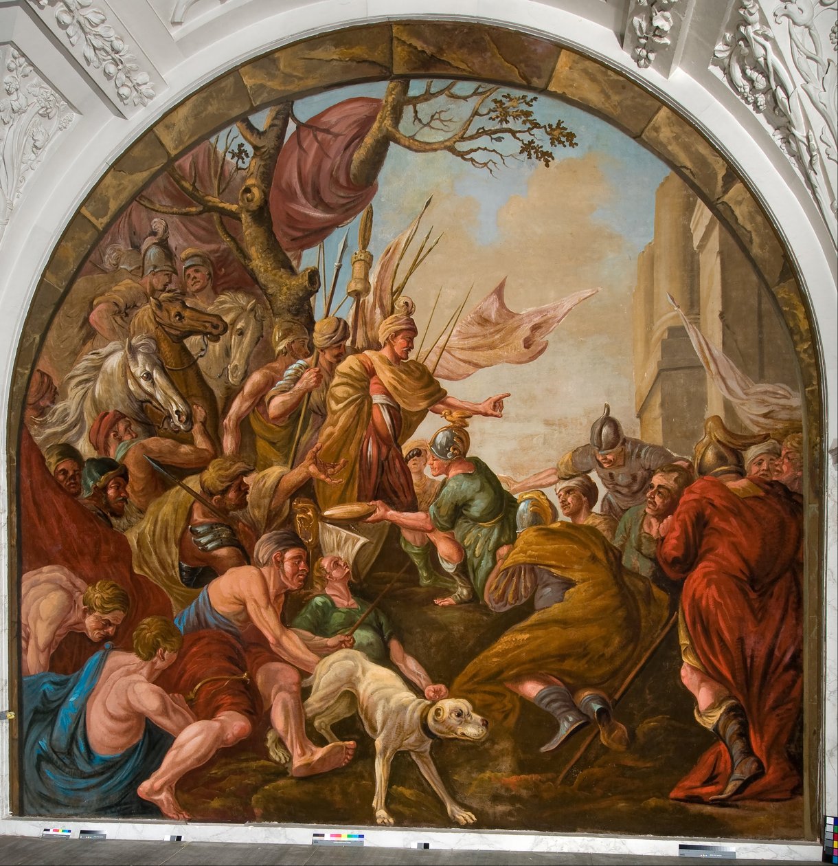Spoglie romane ai piedi di Claudio Civile da Giovanni Antonio de Groot