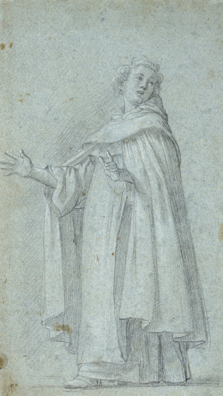 Studio di un Domenicano in Piedi, c. 1595 da Giovanni Baglione