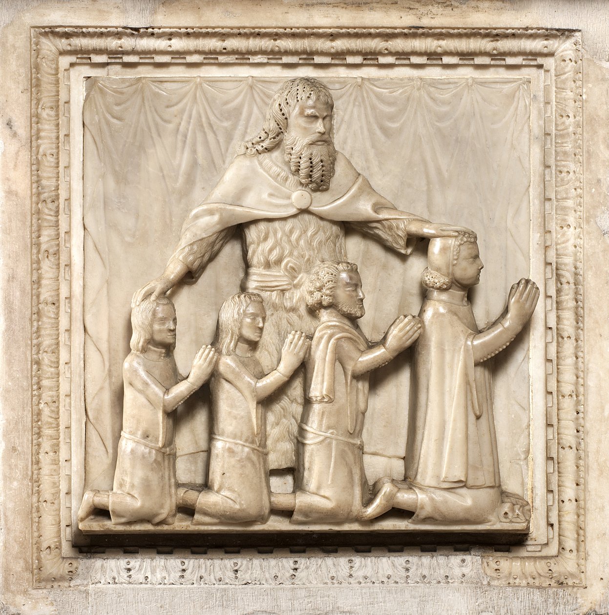 Quattro donatori e San Pietro da Giovanni Balduccio