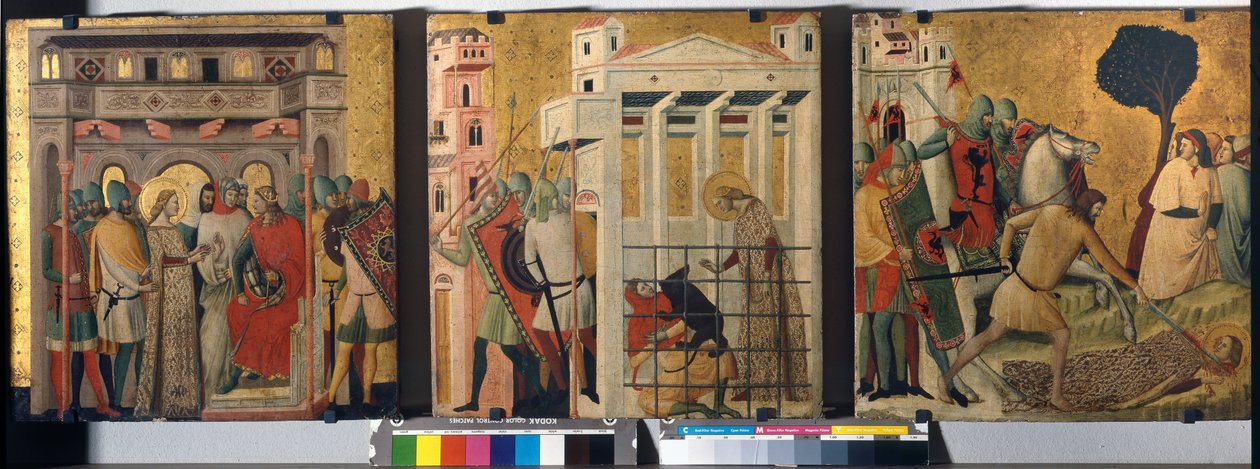 Storie di San Columba da Giovanni Baronzio da Rimini