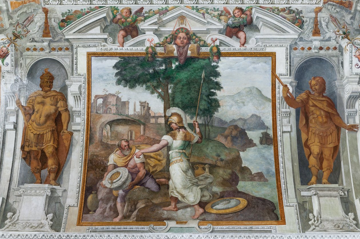 Ulisse e Minerva da Giovanni Battista Castello