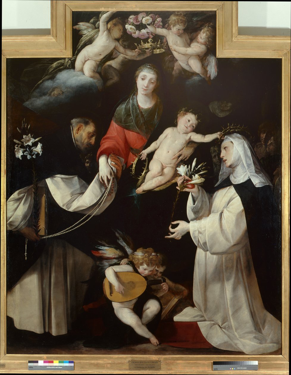 Madonna del Rosario da Giovanni Battista  Crespi
