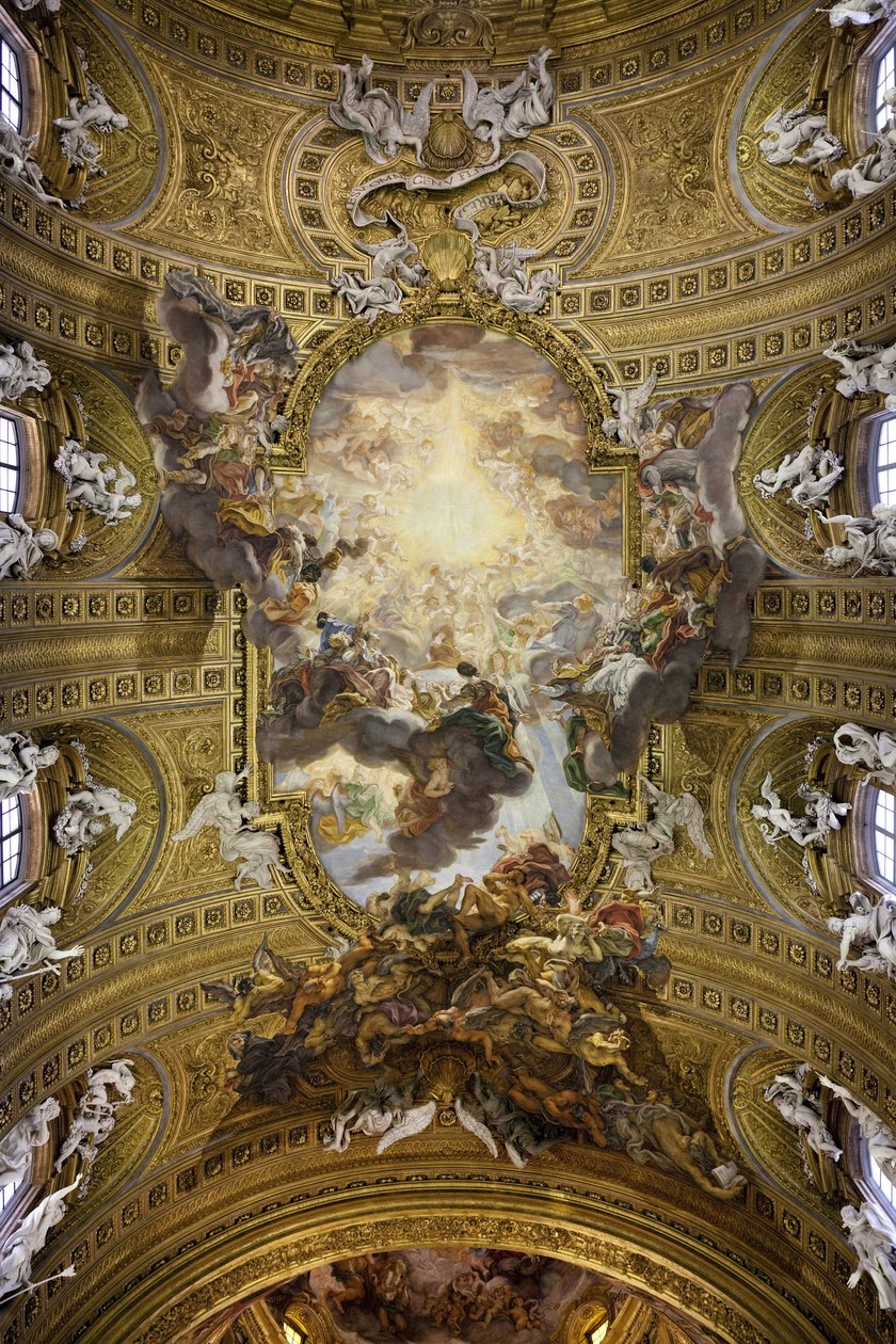 Il Trionfo del nome di Gesù da Giovanni Battista Gaulli