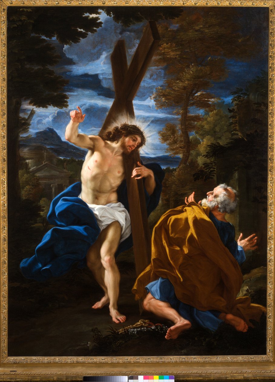 Domine, quo vadis? da Giovanni Battista (1639 1709) Gaulli