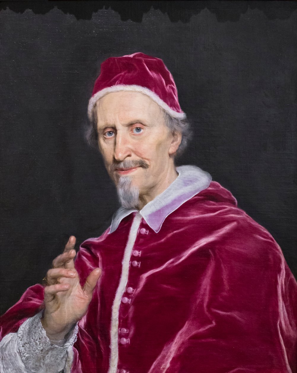 Ritratto di Clemente IX Rospigliosi in benedizione da Giovanni Battista (1639 1709) Gaulli