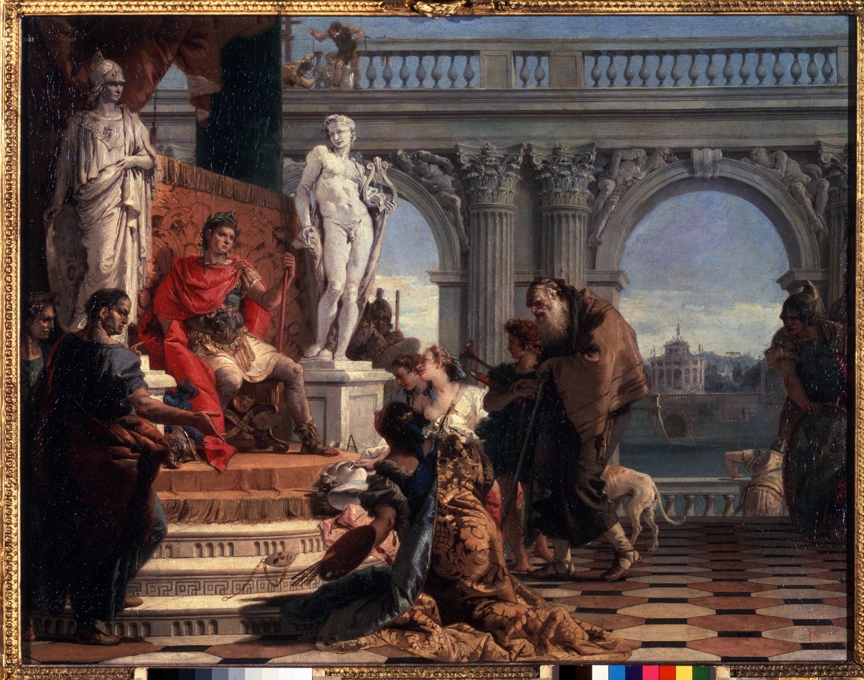 Mecenate presenta le arti ad Augusto da Giovanni Battista Tiepolo