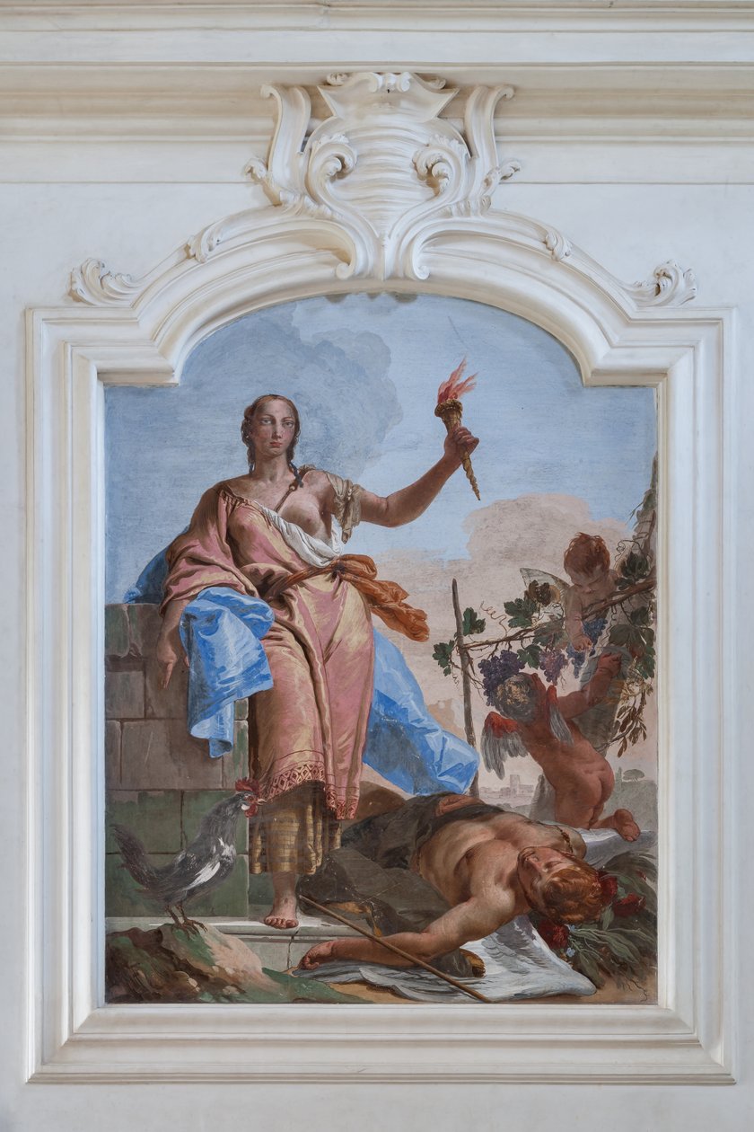 La Vigilanza trionfa sul Sonno da Giovanni Battista Tiepolo