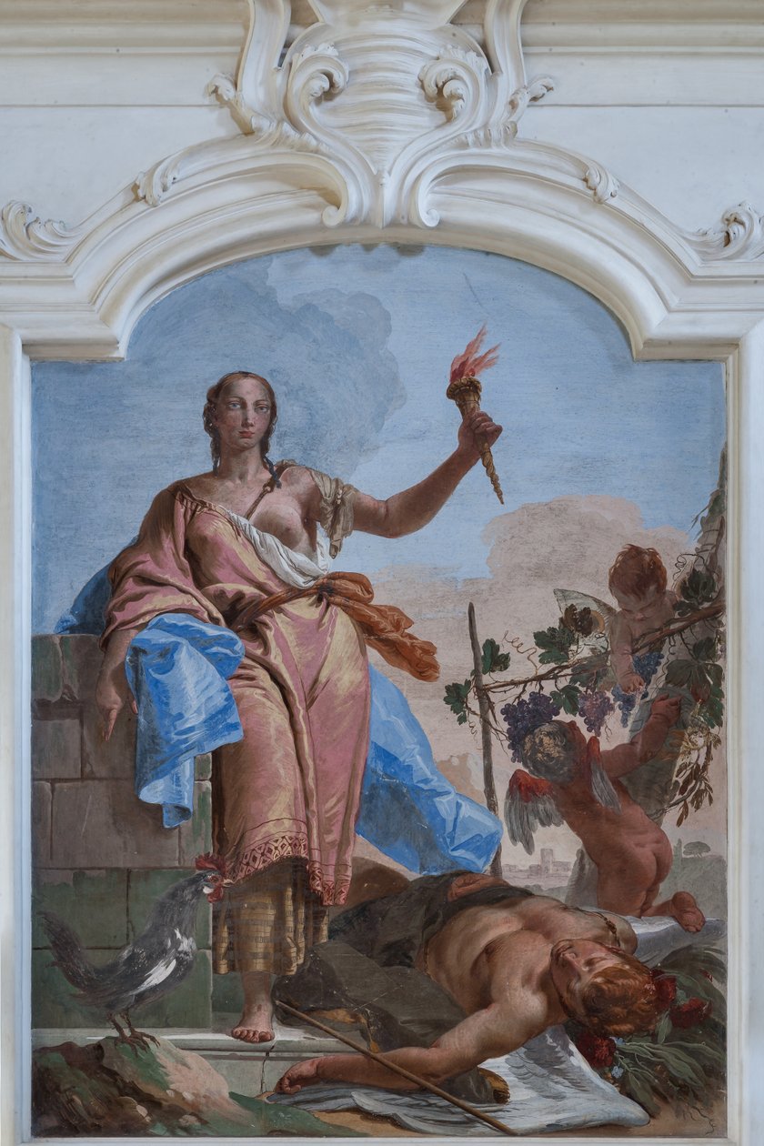 La vigilanza trionfa sul sonno da Giovanni Battista Tiepolo