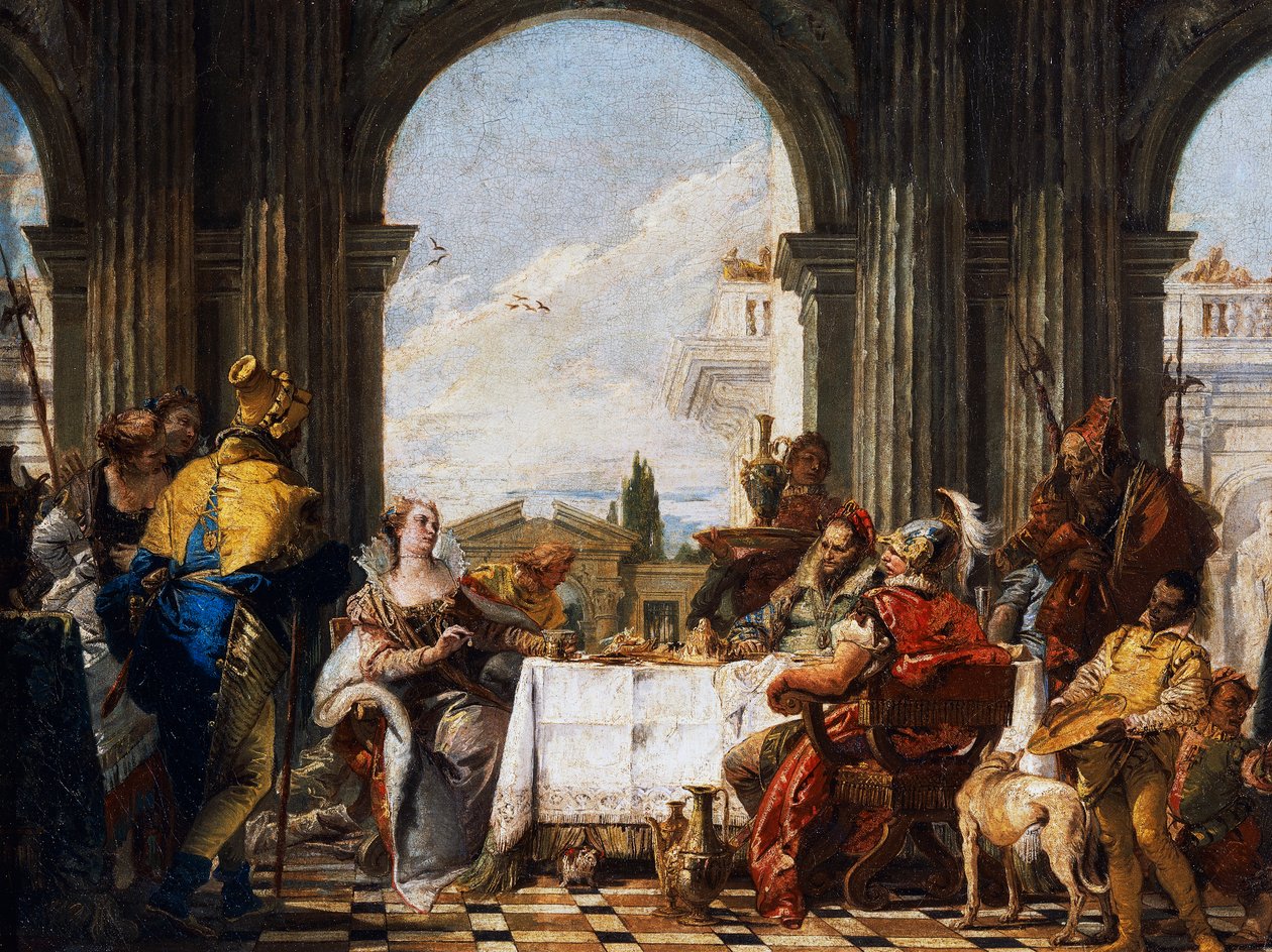 Banchetto di Cleopatra da Giovanni Battista Tiepolo