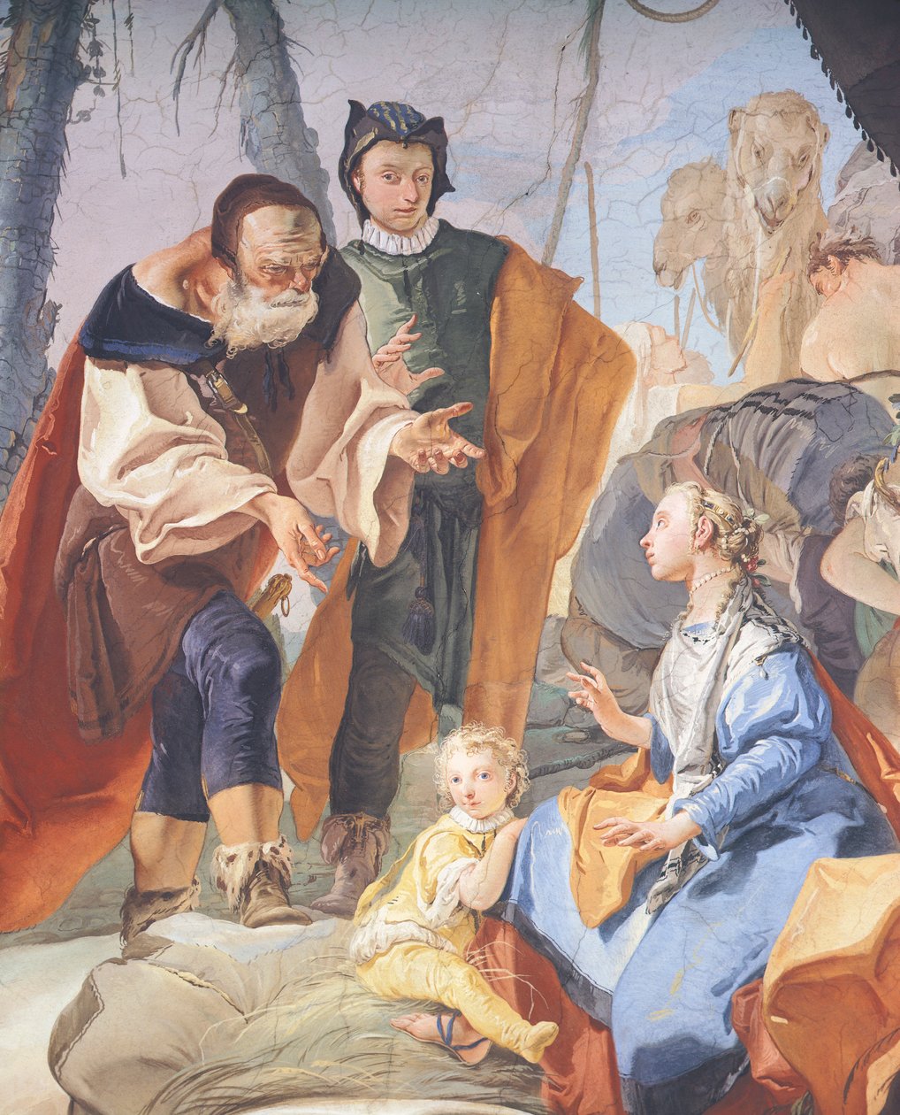 Affreschi nella galleria del Palazzo Arcivescovile di Udine di Giambattista Tiepolo (dettaglio) da Giovanni Battista Tiepolo