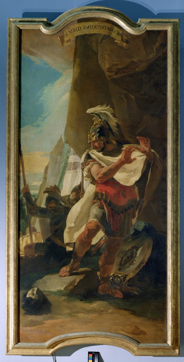 Annibale con la testa di suo fratello Asdrubale da Giovanni Battista Tiepolo