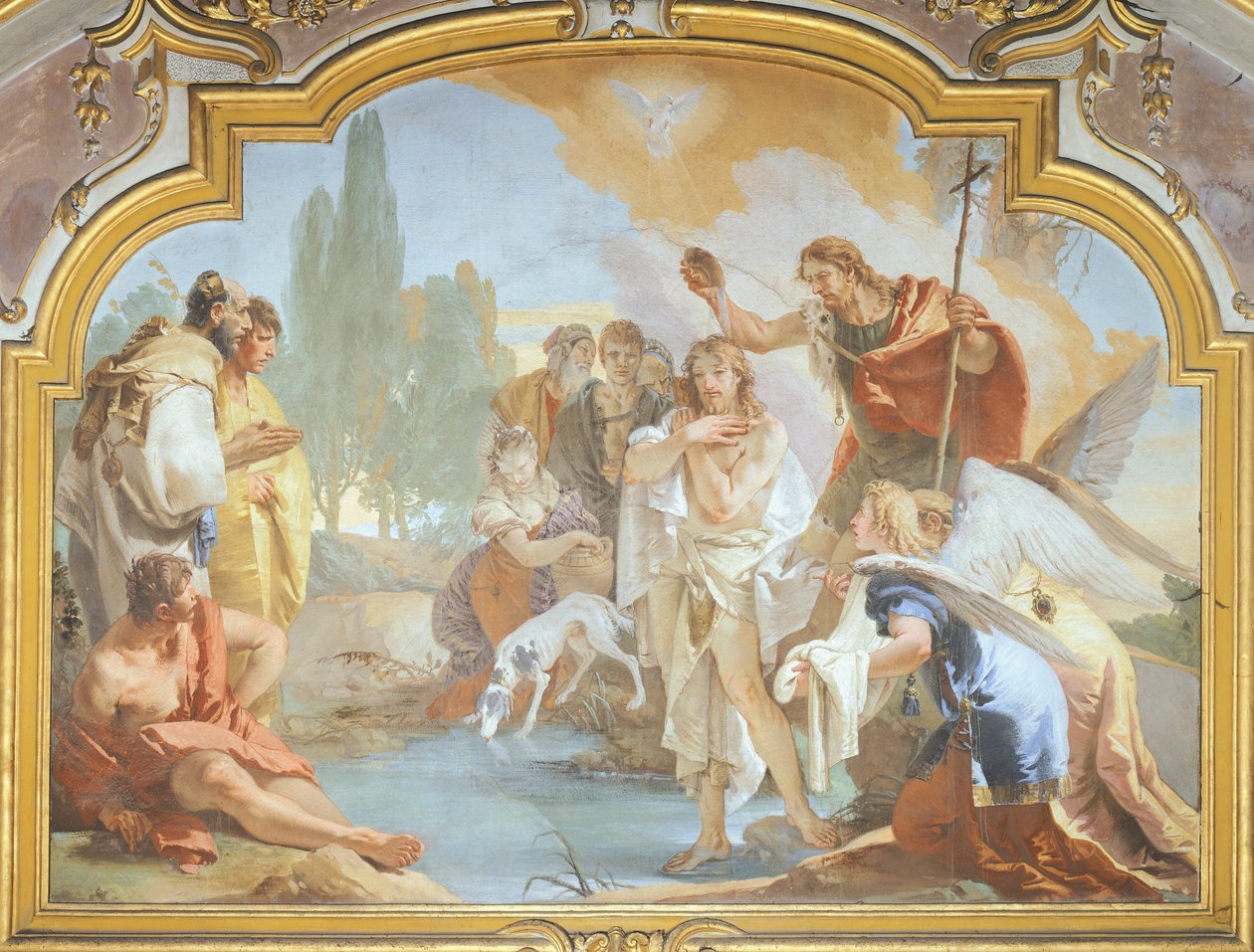 Il Battesimo di Cristo da Giovanni Battista Tiepolo
