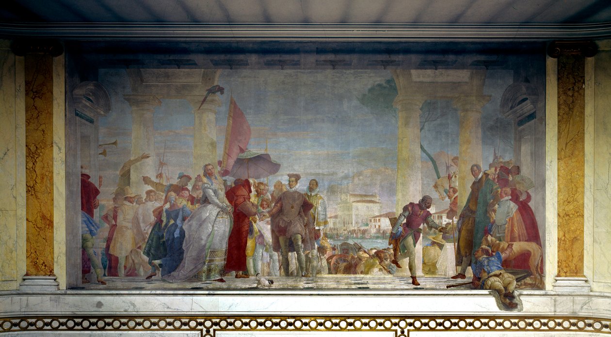 Il Re di Francia Enrico III ricevuto a Venezia da Federico Contarini nel 1574 all