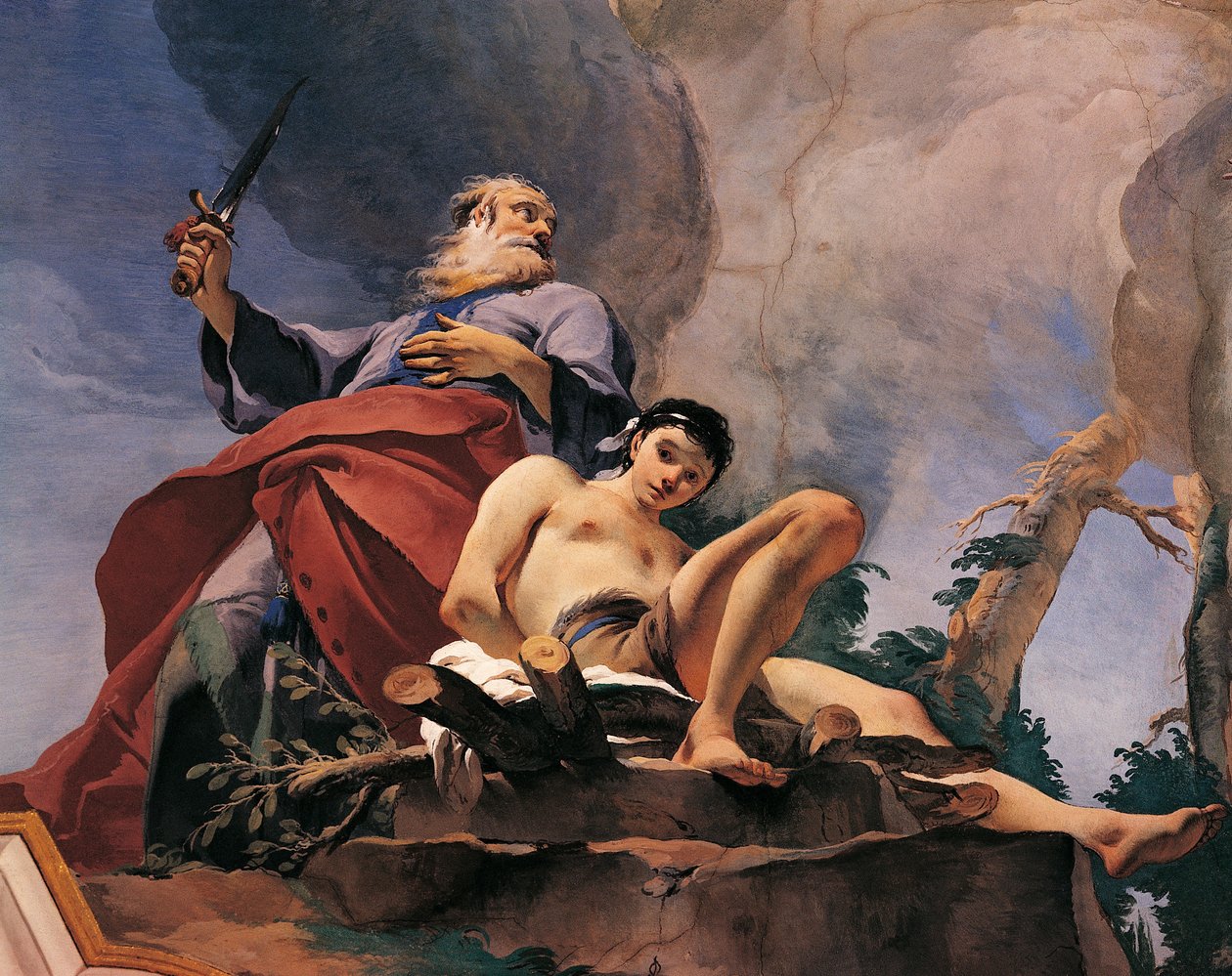 Il sacrificio di Isacco da Giovanni Battista Tiepolo