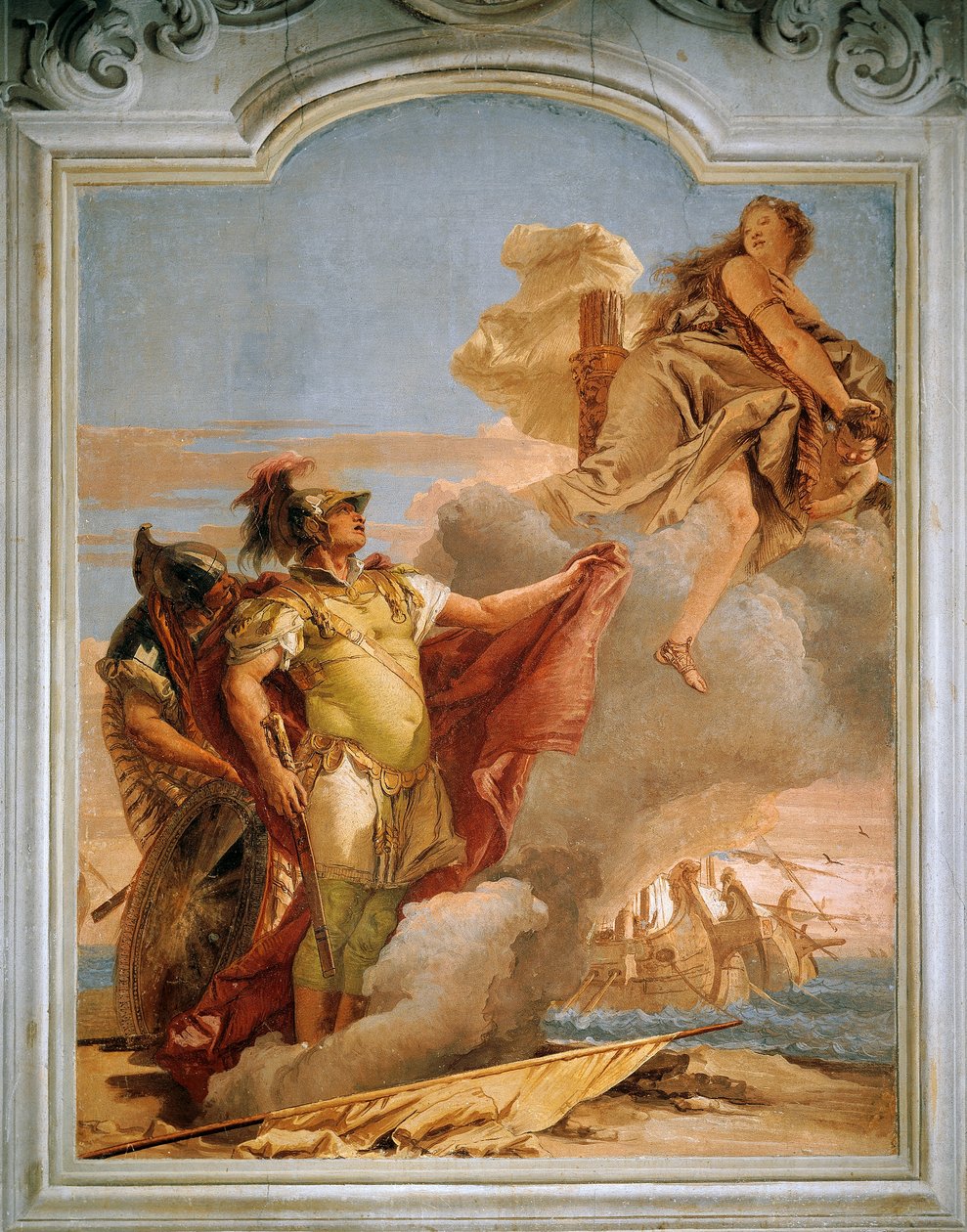 Venere che saluta Enea da Giovanni Battista Tiepolo