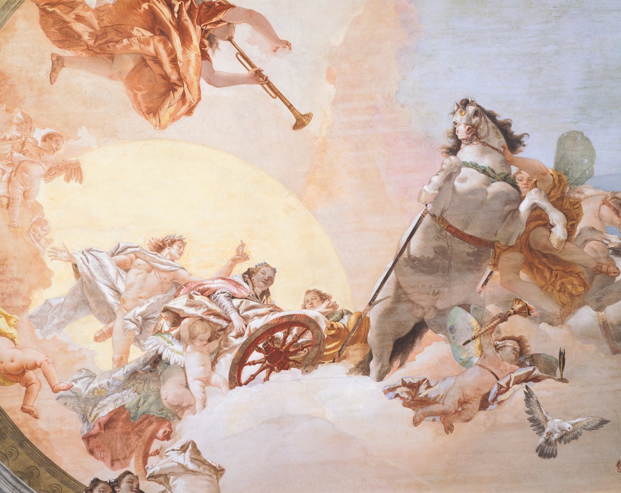 Allegoria del matrimonio (dettaglio) da Giovanni Battista Tiepolo