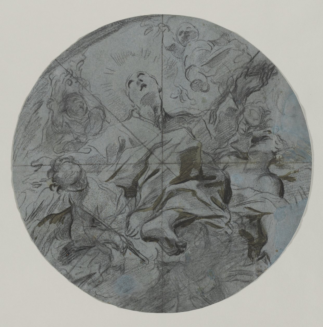 Apoteosi di un santo recto da Giovanni Battista Benaschi
