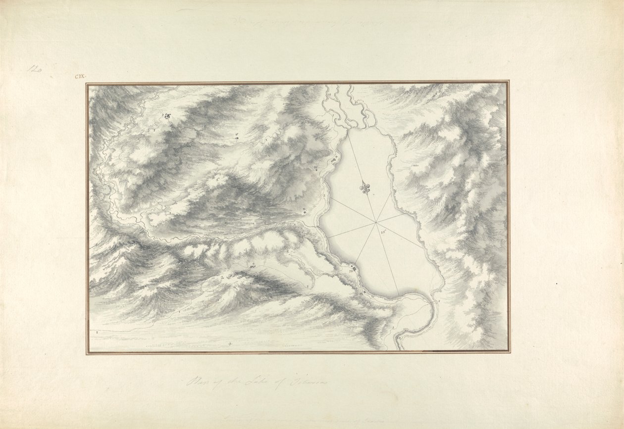 Piano del Lago di Tiberiade da Giovanni Battista Borra