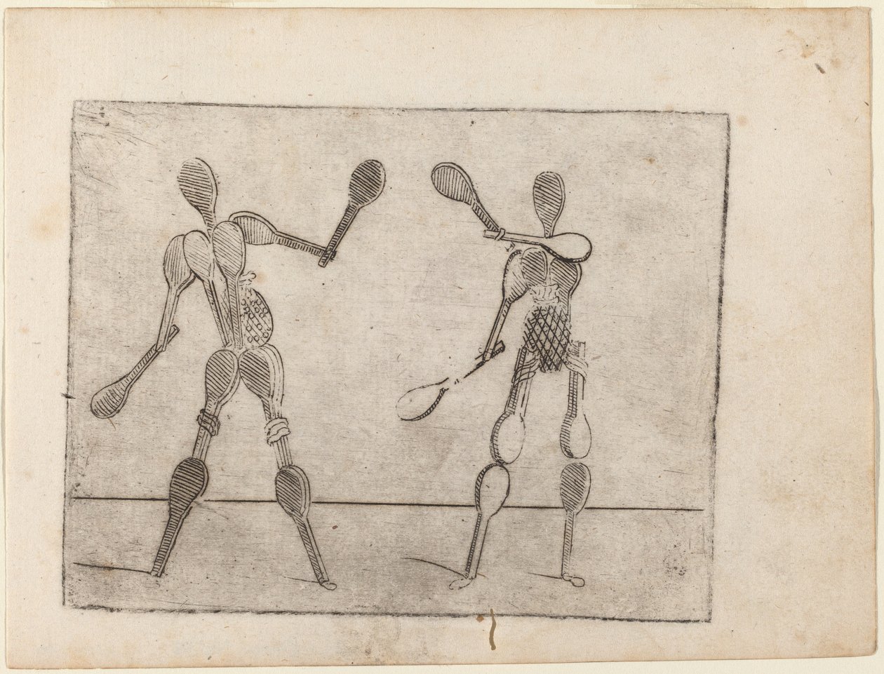 Da "Bizzarie di varie Figure" da Giovanni Battista Bracelli