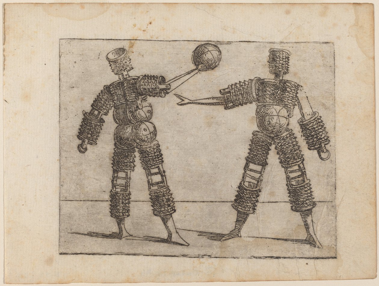 Da "Bizzarie di varie figure" da Giovanni Battista Bracelli