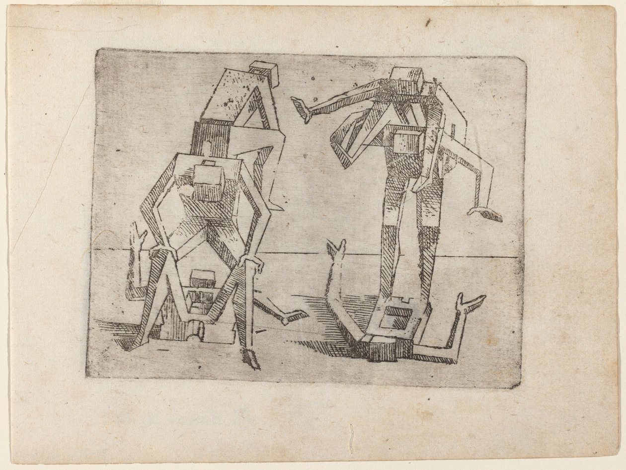 Da "Bizzarie di varie figure" da Giovanni Battista Bracelli