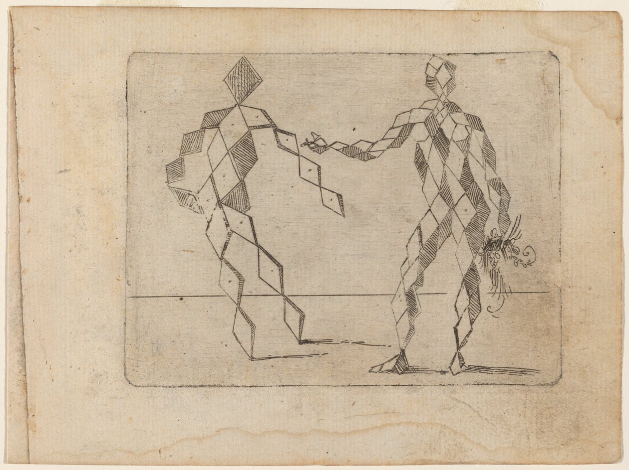 Da "Bizzarie di varie Figure" da Giovanni Battista Bracelli