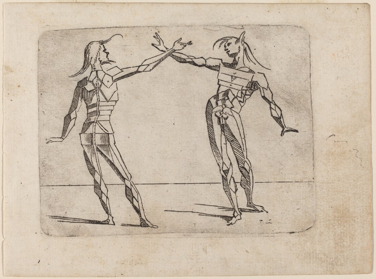 Da "Bizzarie di varie Figure" da Giovanni Battista Bracelli