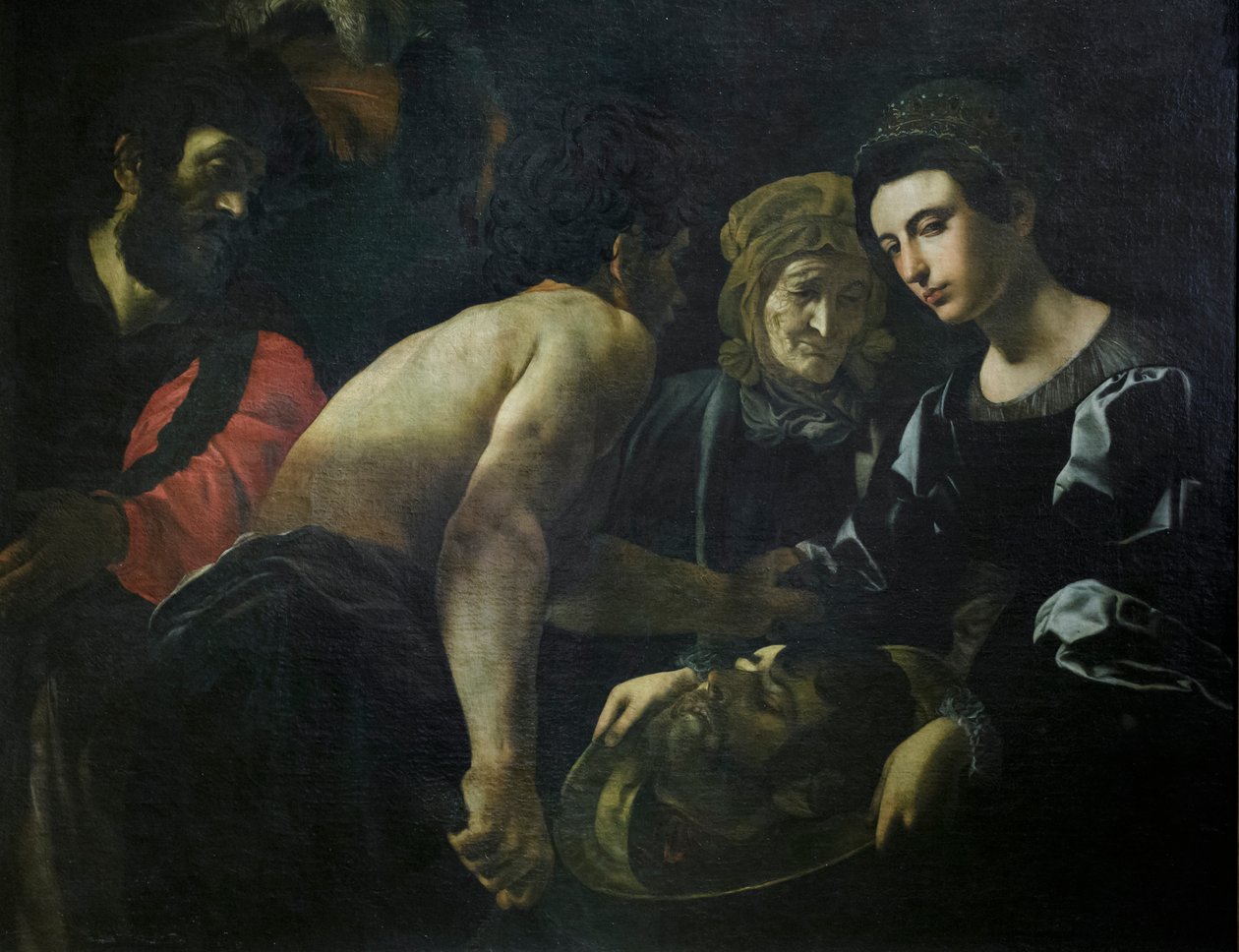 Salomè con la testa di Giovanni Battista da Giovanni Battista Caracciolo