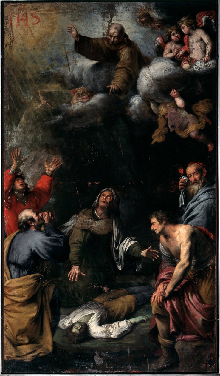 Miracolo di San Bernardino da Siena da Giovanni Battista Carlone