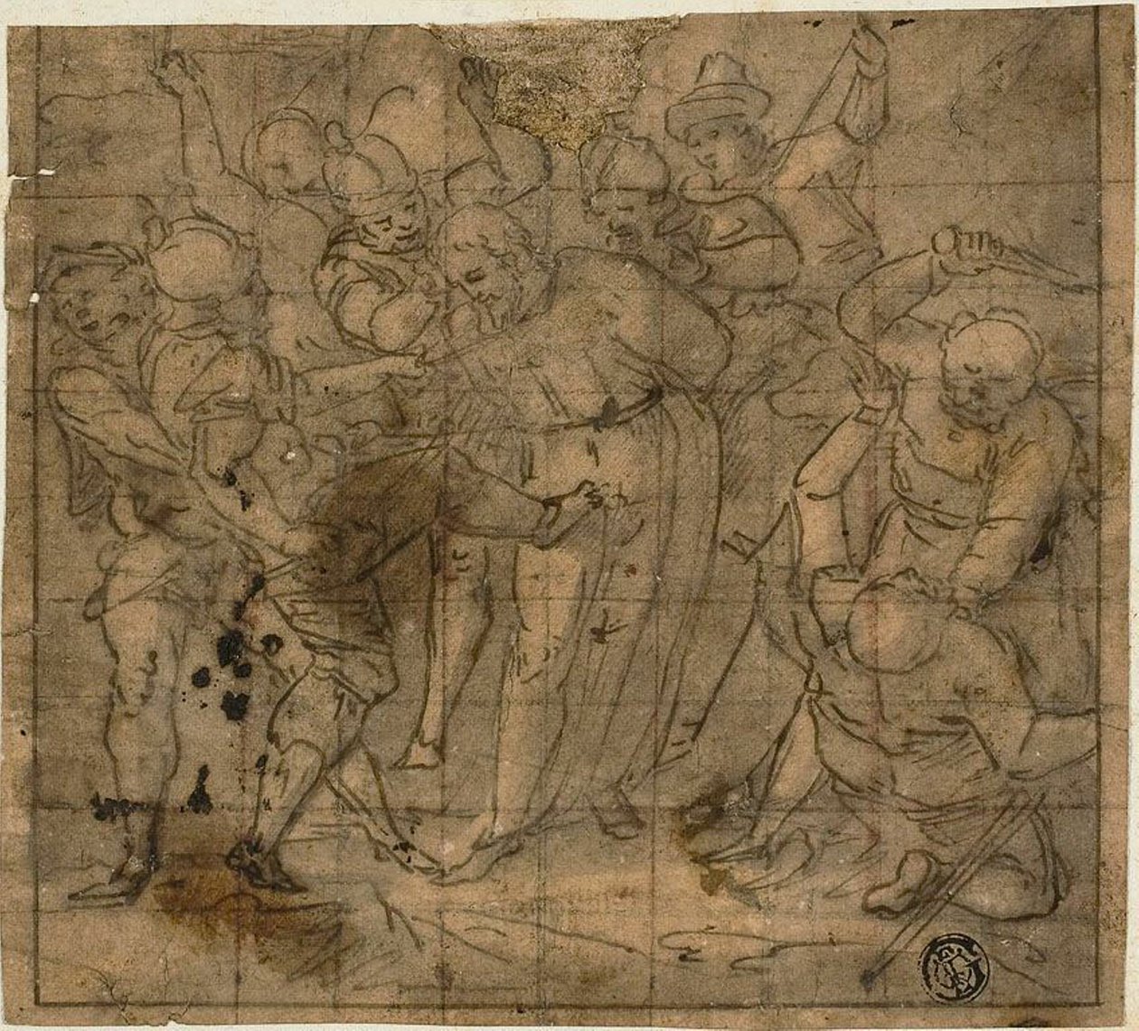 Derisione di Cristo da Giovanni Battista Castello