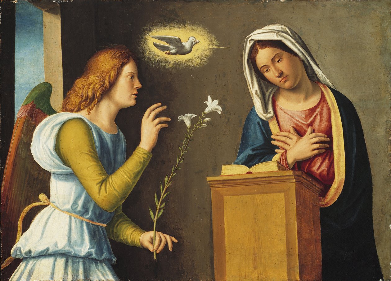 Annunciazione alla Vergine, 150005 da Giovanni Battista Cima da Conegliano