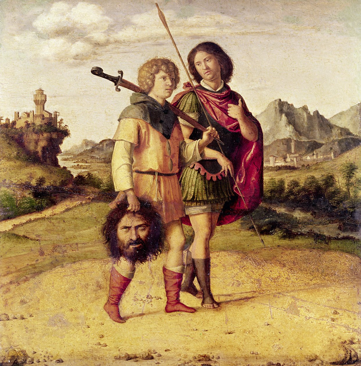 Davide e Gionata, c.1505-10 da Giovanni Battista Cima da Conegliano