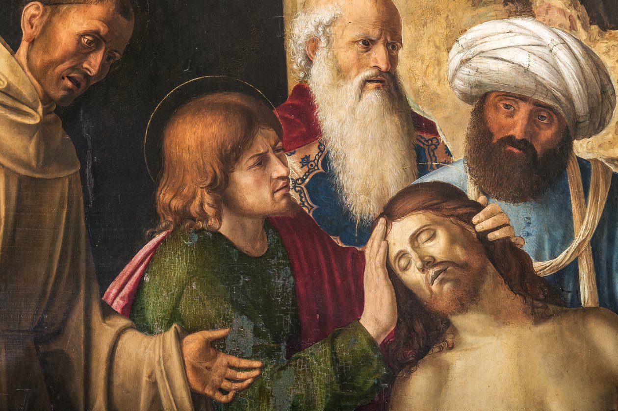 Compianto su Cristo (dettaglio) da Giovanni Battista Cima da Conegliano