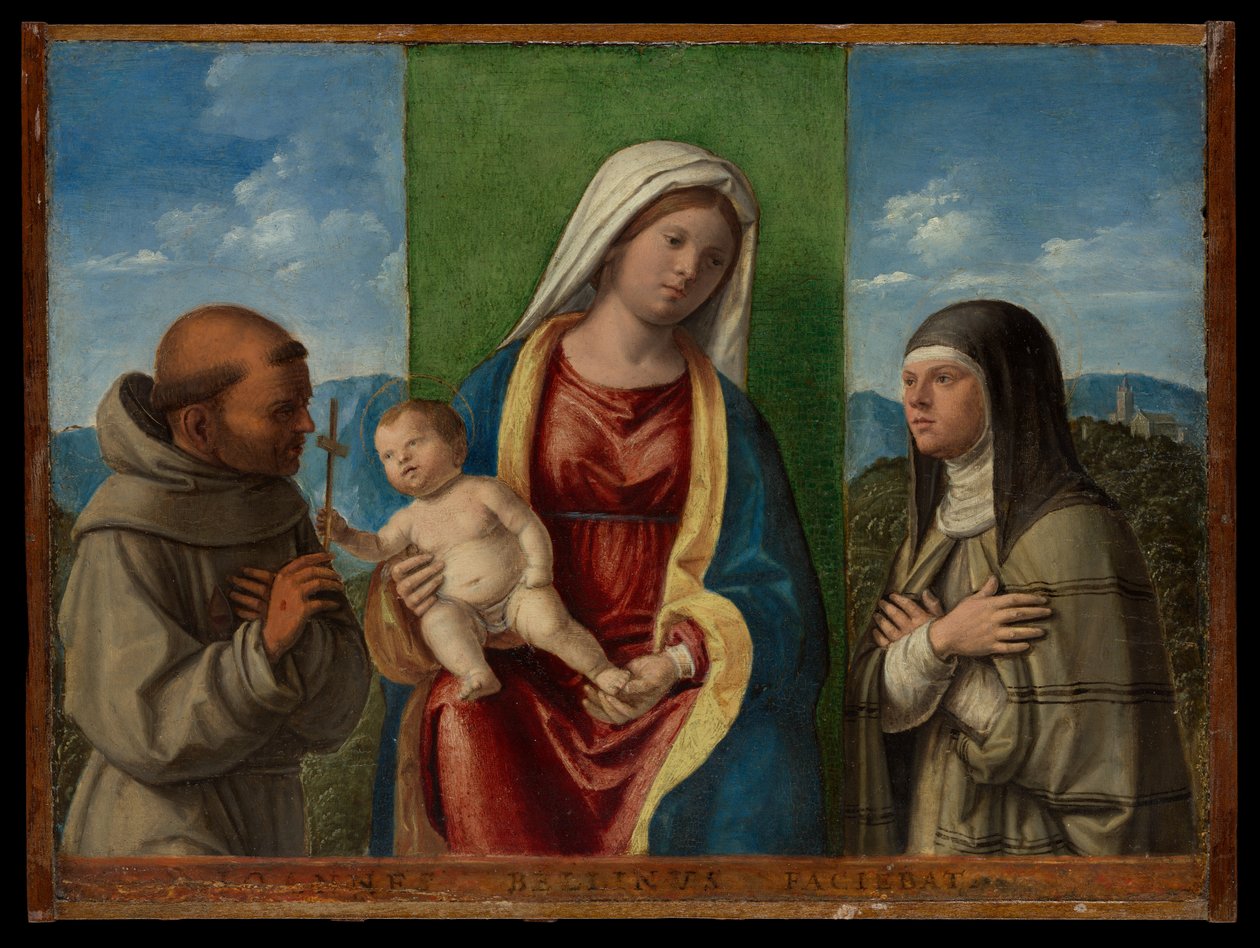 Madonna con Bambino e i santi Francesco e Chiara da Giovanni Battista Cima da Conegliano