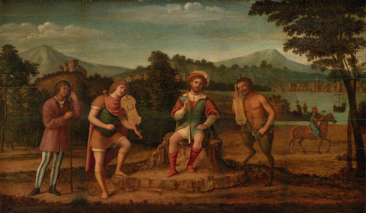 Il Giudizio di Mida. La Gara Musicale tra Apollo e Marsia da Giovanni Battista Cima da Conegliano