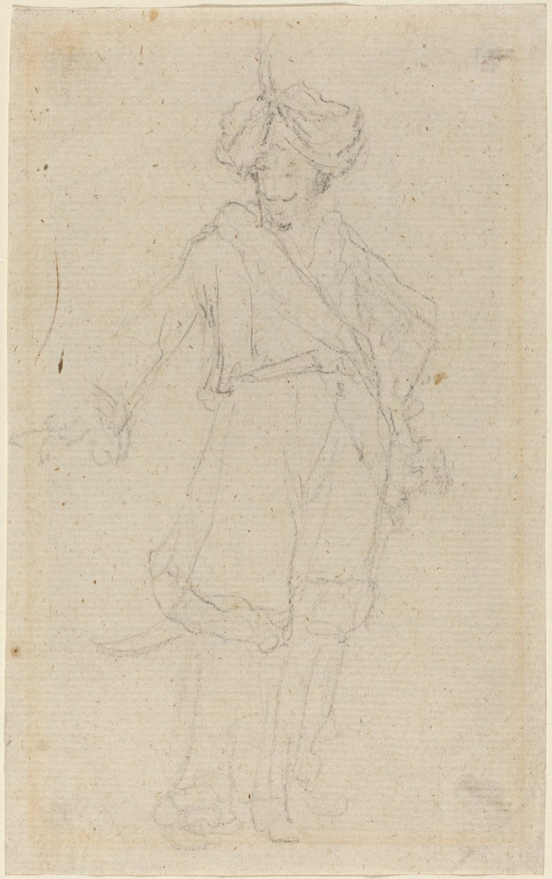 Un turco [recto] da Giovanni Battista Cipriani