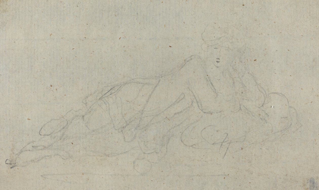 Donna reclinata da Giovanni Battista Cipriani