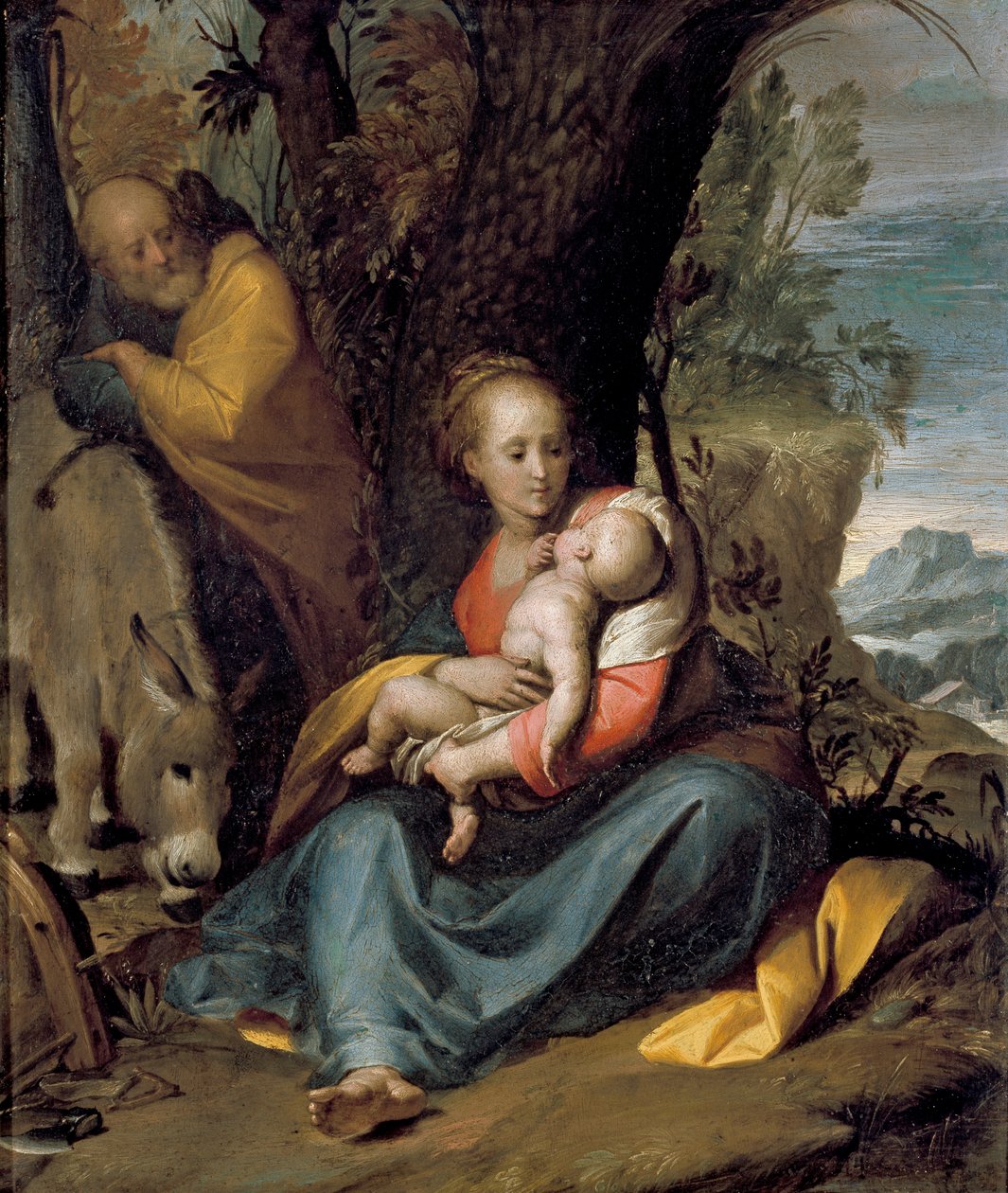 Il riposo durante la fuga in Egitto, ca. 1598-1600 da Giovanni Battista Crespi