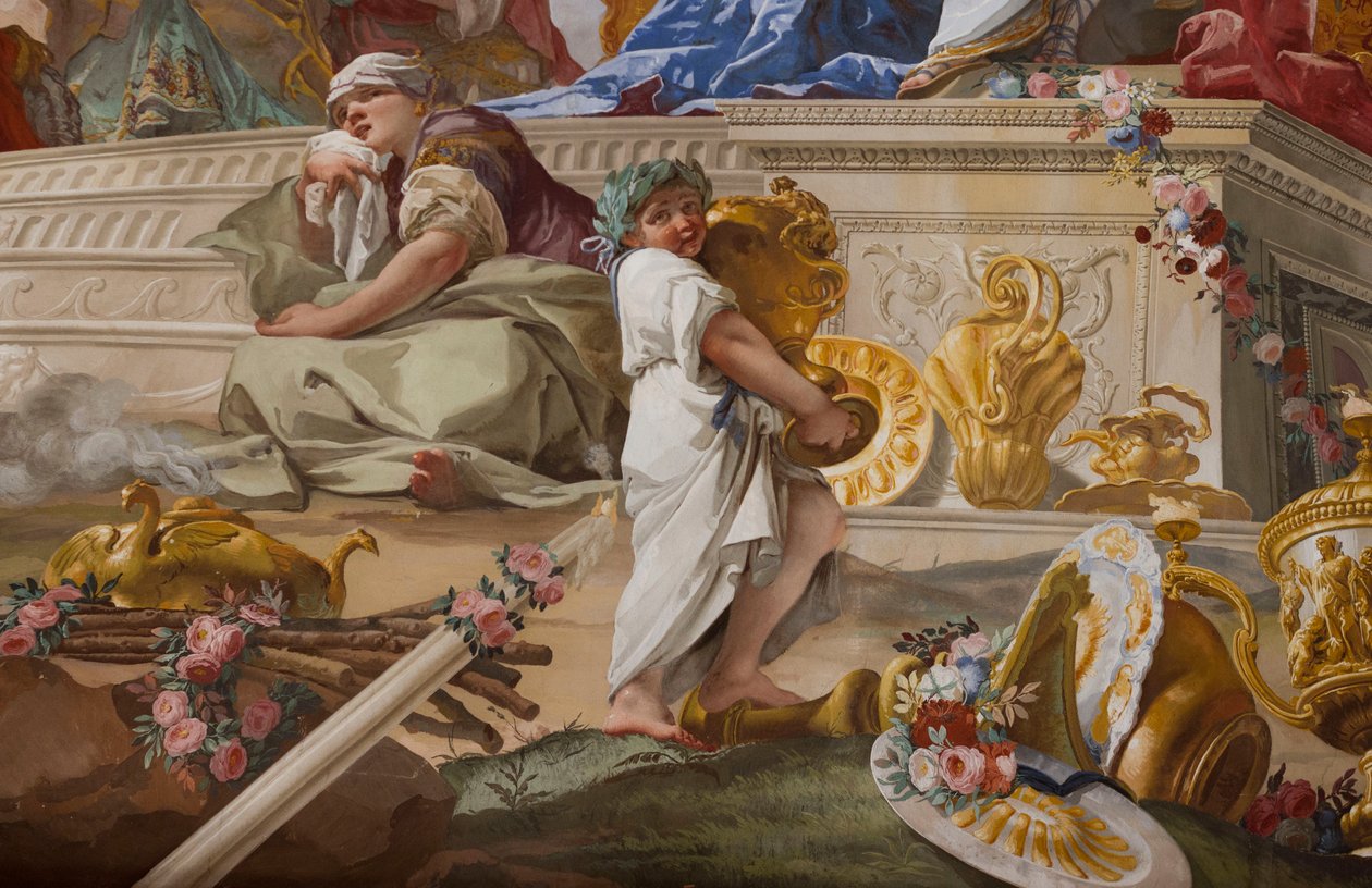 Il Sacrificio di Ifigenia (dettaglio) da Giovanni Battista Crosato