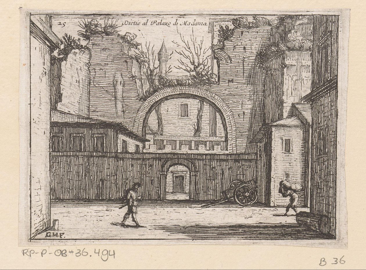 Rovine a Roma da Giovanni Battista Mercati