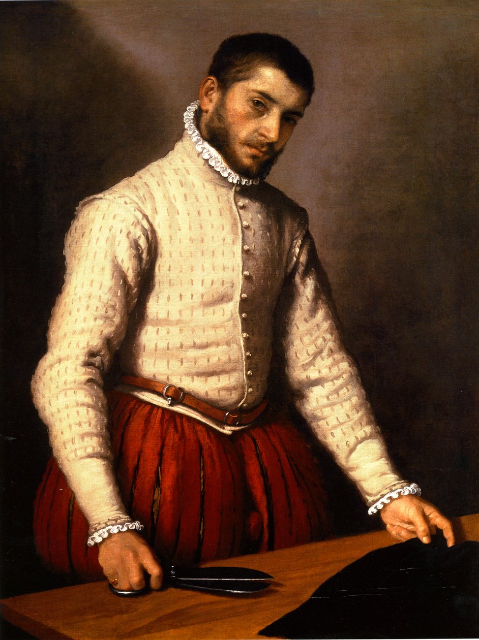 Italian: Il Tagliapanni The Tailor da Giovanni Battista Moroni