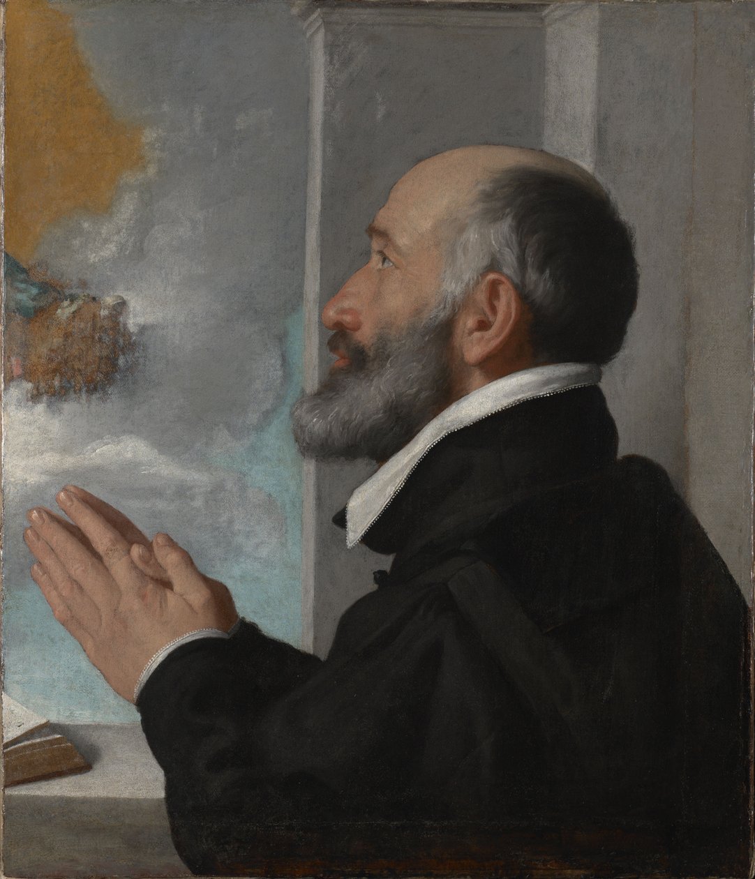 Ritratto di un donatore da Giovanni Battista Moroni