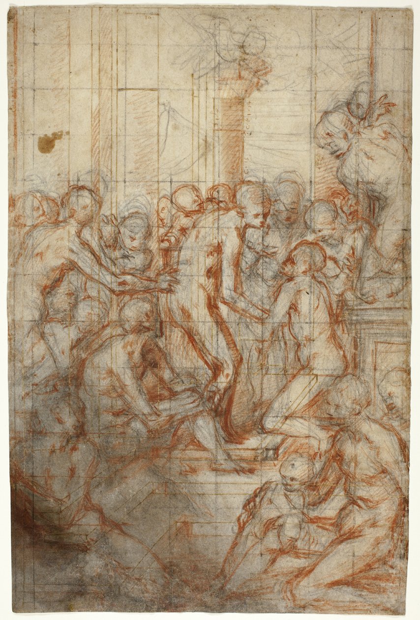 Studio per la Purificazione della Vergine da Giovanni Battista Naldini