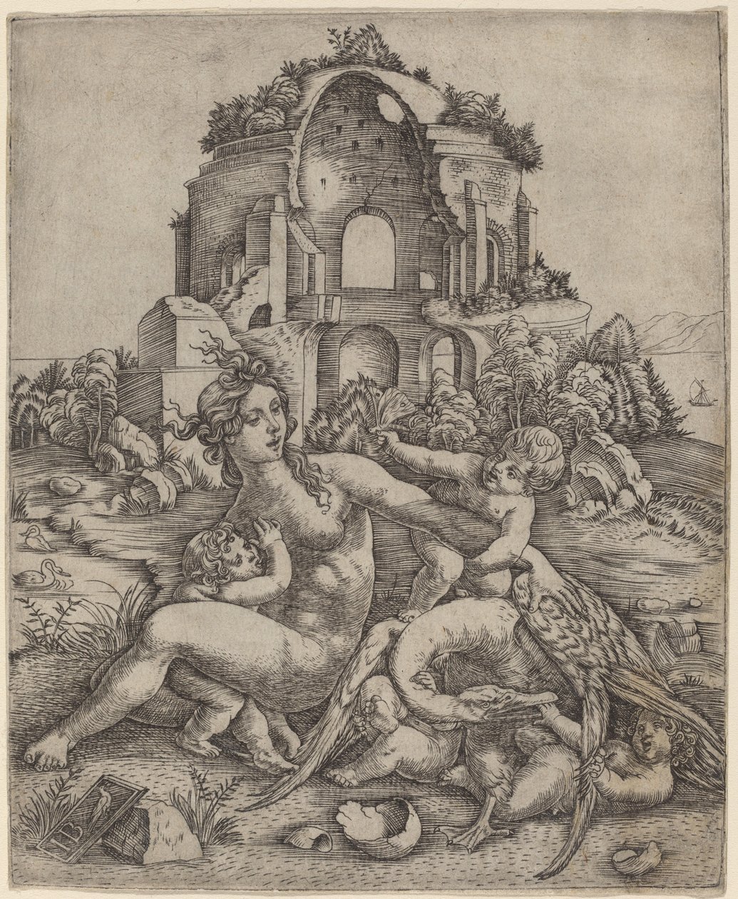 Leda e il Cigno da Giovanni Battista Palumba